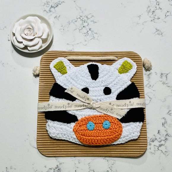 Mud Pie Infant’s Safari Crochet Zebra Hat - Picture 2 of 9